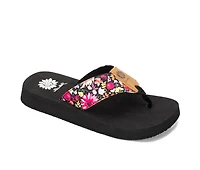 Women's Yellow Box Fanya Flip-Flops