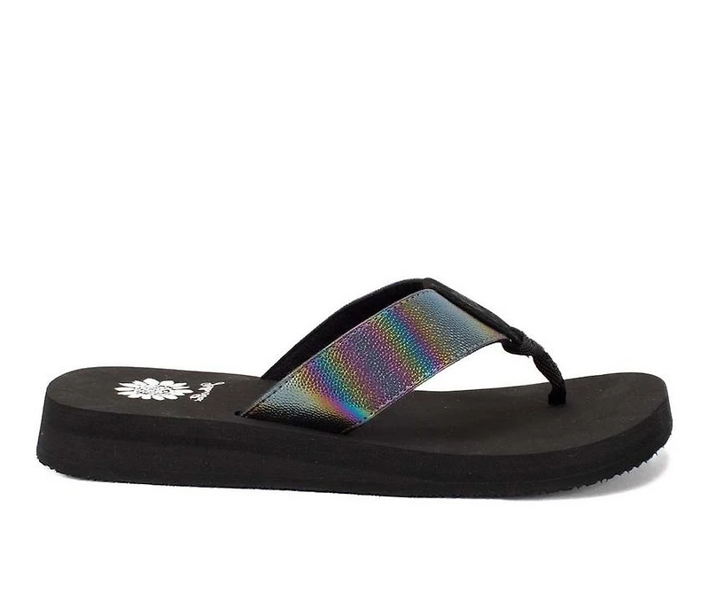 Women's Yellow Box Flamber Flip-Flops