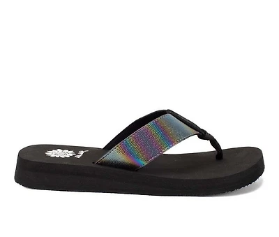 Women's Yellow Box Flamber Flip-Flops