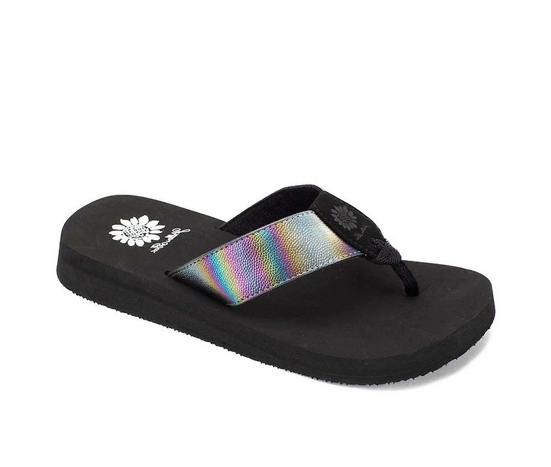 Women's Yellow Box Flamber Flip-Flops