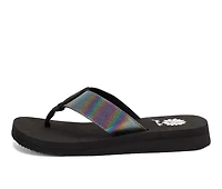 Women's Yellow Box Flamber Flip-Flops
