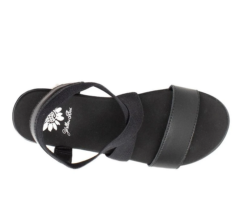 Women's Yellow Box Maldive Wedge Sandals