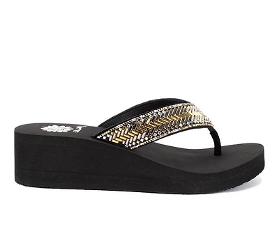 Women's Yellow Box Silvyn Flip-Flops