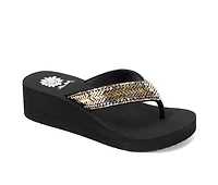 Women's Yellow Box Silvyn Flip-Flops