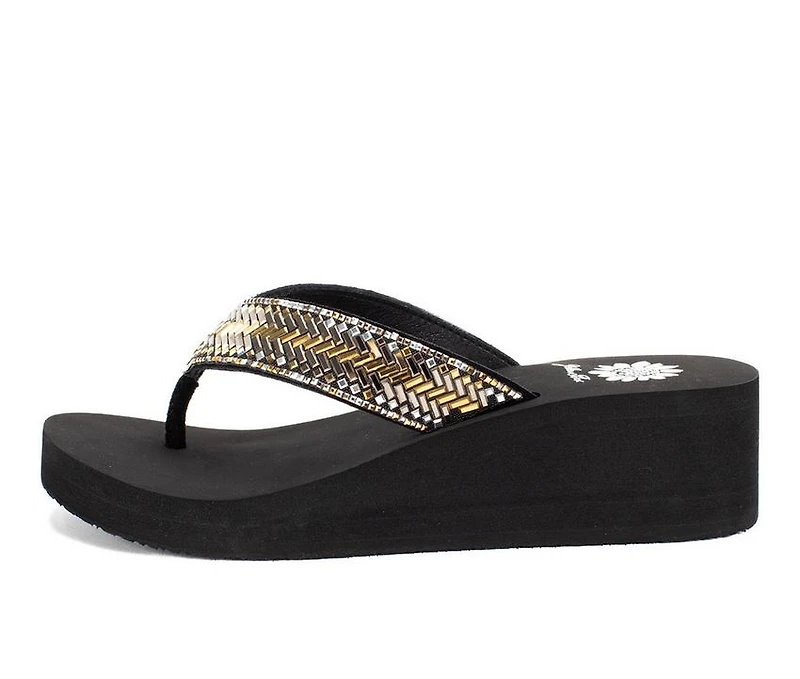 Women's Yellow Box Silvyn Flip-Flops