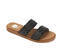 Women's Yellow Box Filbert Sandals