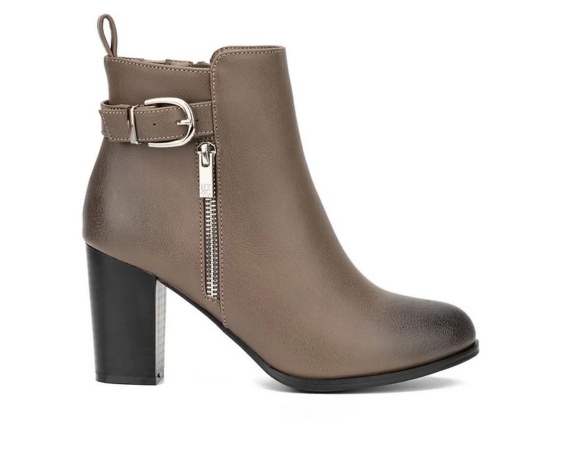 Women's New York and Company Angie 2 Heeled Booties