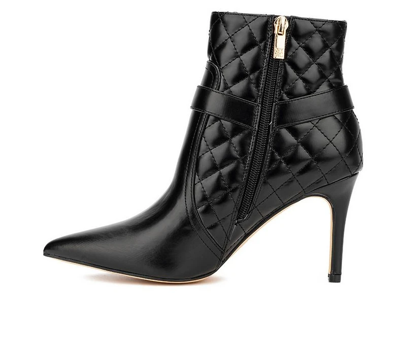 Women's New York and Company Magdalena Heeled Booties