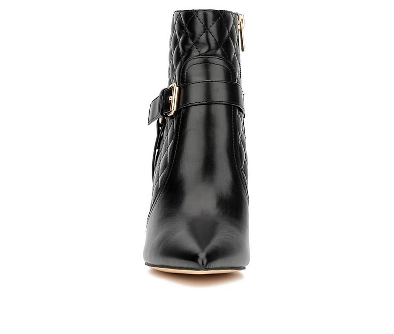 Women's New York and Company Magdalena Heeled Booties