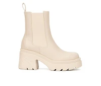 Women's New York and Company Tessa Heeled Chelsea Booties