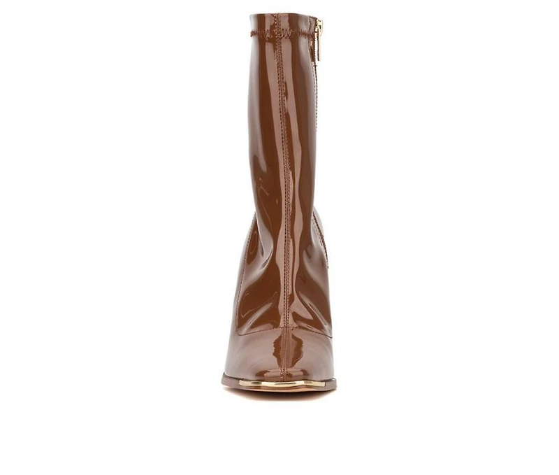 Women's New York and Company Zana Heeled Booties
