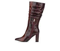 Women's New York and Company Earla Mid Calf Heeled Boots