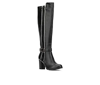 Women's New York and Company Andrina Knee High Heeled Boots
