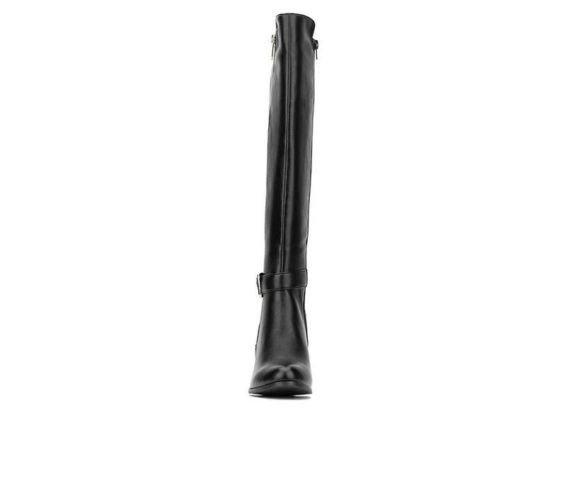 Women's New York and Company Andrina Knee High Heeled Boots