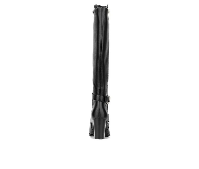 Women's New York and Company Andrina Knee High Heeled Boots