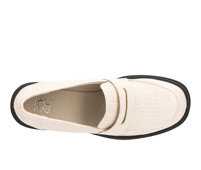 Women's New York and Company Penni Heeled Loafers