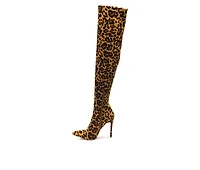 Women's London Rag Pokey Over The Knee Heeled Boots