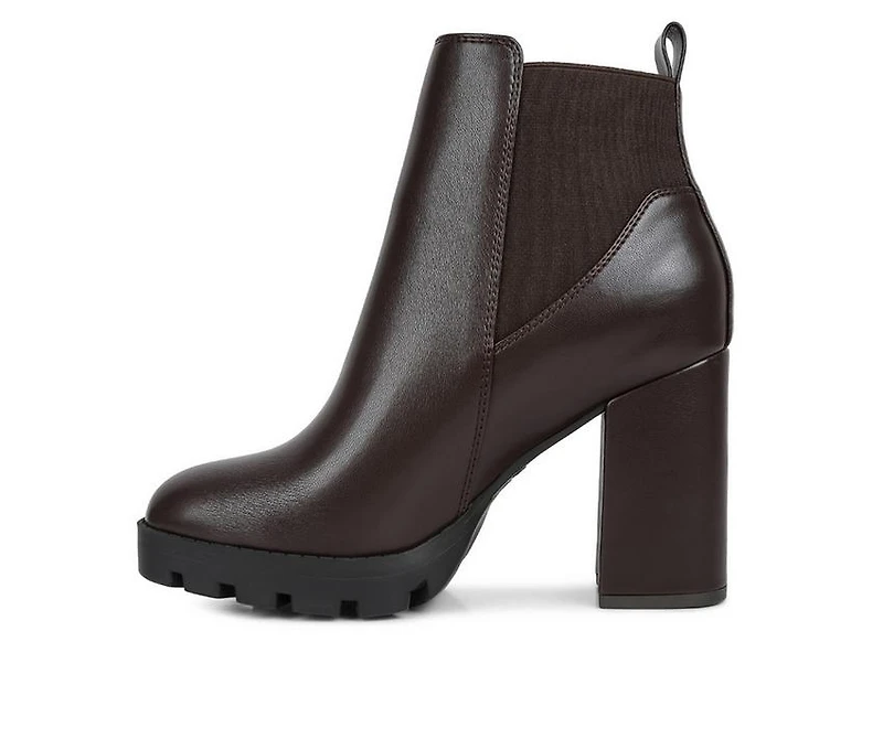 Women's London Rag Bolt Block Heel Chelsea Booties