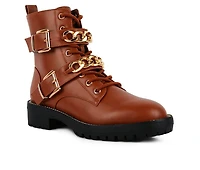 Women's London Rag Billy Combat Boots