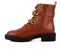 Women's London Rag Billy Combat Boots