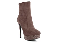 Women's London Rag Espiree Platform Stiletto Booties