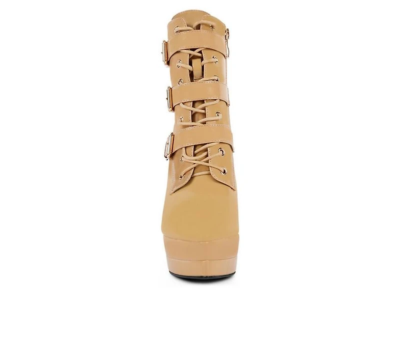 Women's London Rag Gangup Platform Stiletto Booties