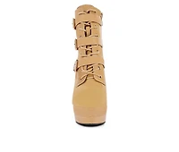 Women's London Rag Gangup Platform Stiletto Booties