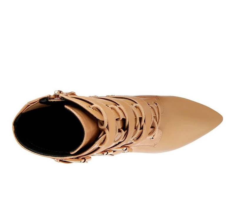 Women's London Rag Gangup Platform Stiletto Booties