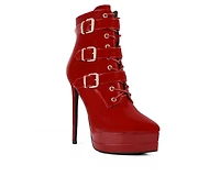 Women's London Rag Gangup Platform Stiletto Booties