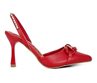 Women's London Rag Pull Pumps