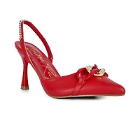 Women's London Rag Pull Pumps