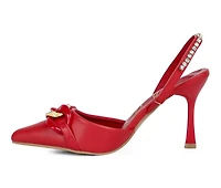Women's London Rag Pull Pumps