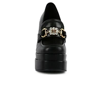 Women's London Rag Bratz Block Heel Platform Loafers