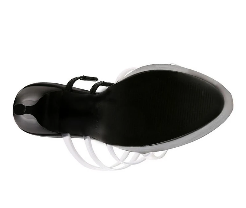 Women's London Rag Up Platform Stiletto Sandals