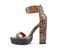 Women's London Rag Rattle Platform Dress Sandals