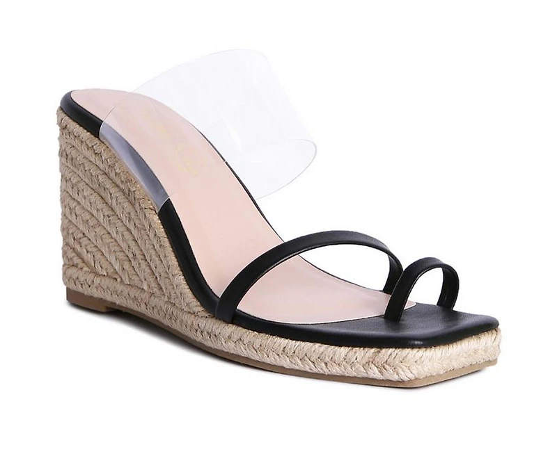 Women's London Rag Clear Path Espadrille Wedge Sandals