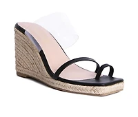 Women's London Rag Clear Path Espadrille Wedge Sandals