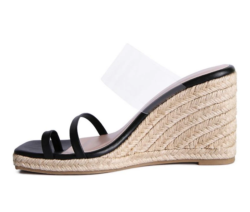Women's London Rag Clear Path Espadrille Wedge Sandals