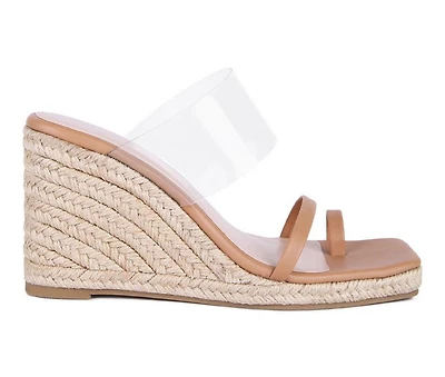 Women's London Rag Clear Path Espadrille Wedge Sandals