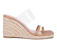 Women's London Rag Clear Path Espadrille Wedge Sandals