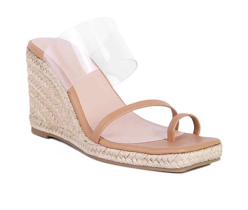 Women's London Rag Clear Path Espadrille Wedge Sandals
