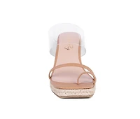 Women's London Rag Clear Path Espadrille Wedge Sandals