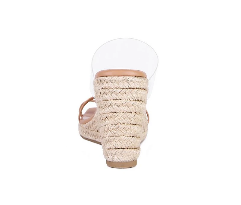 Women's London Rag Clear Path Espadrille Wedge Sandals