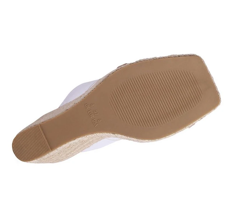 Women's London Rag Clear Path Espadrille Wedge Sandals