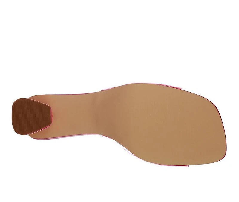 Women's London Rag Clear Flirt Dress Sandals