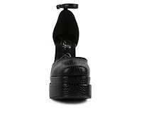 Women's London Rag Temp Platform Pumps