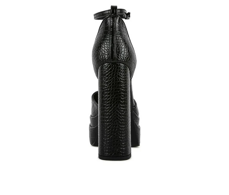 Women's London Rag Temp Platform Pumps