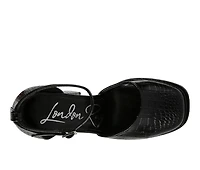 Women's London Rag Temp Platform Pumps