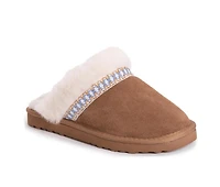 MUK LUKS Women's Dawn Suede Scuff Slippers