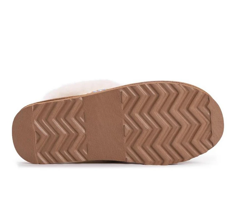 MUK LUKS Women's Dawn Suede Scuff Slippers